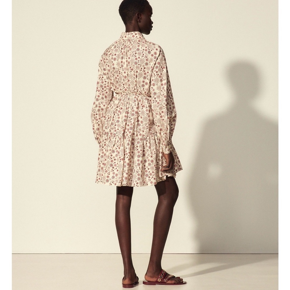 Sandro Flared and printed shirt dress, new with tags - Picture 3 of 8